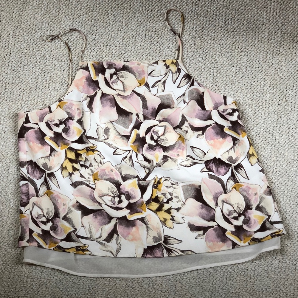 Topshop - Chiffon square-neck cami, 🌸 6